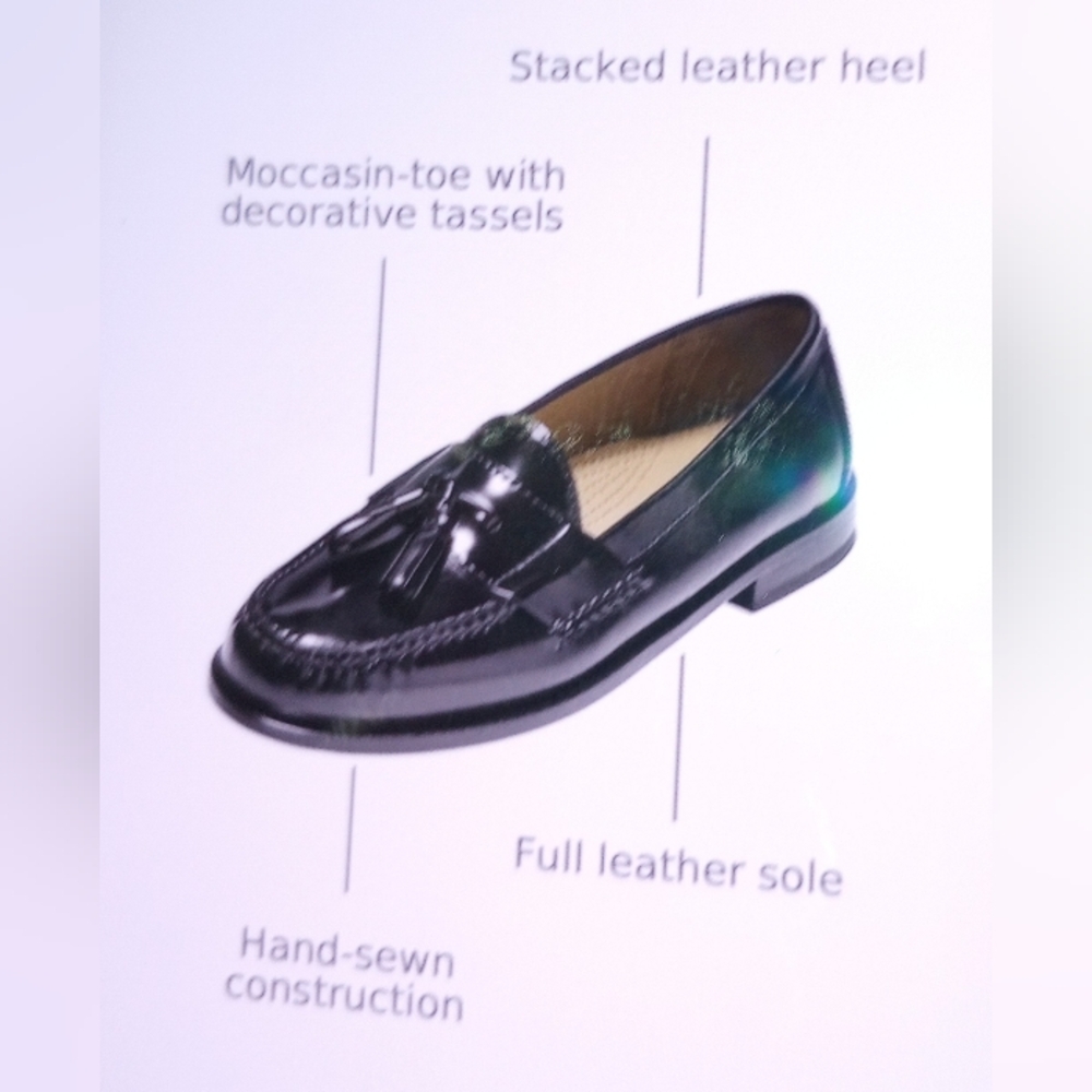 Cole Haan Men's Pinch Tassel Leather Loafers - Picture 2 of 9